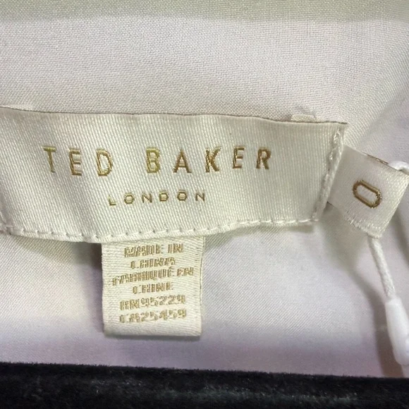 Ted Baker Silk Floral Bow-Tie Blouse - Picture 4 of 9